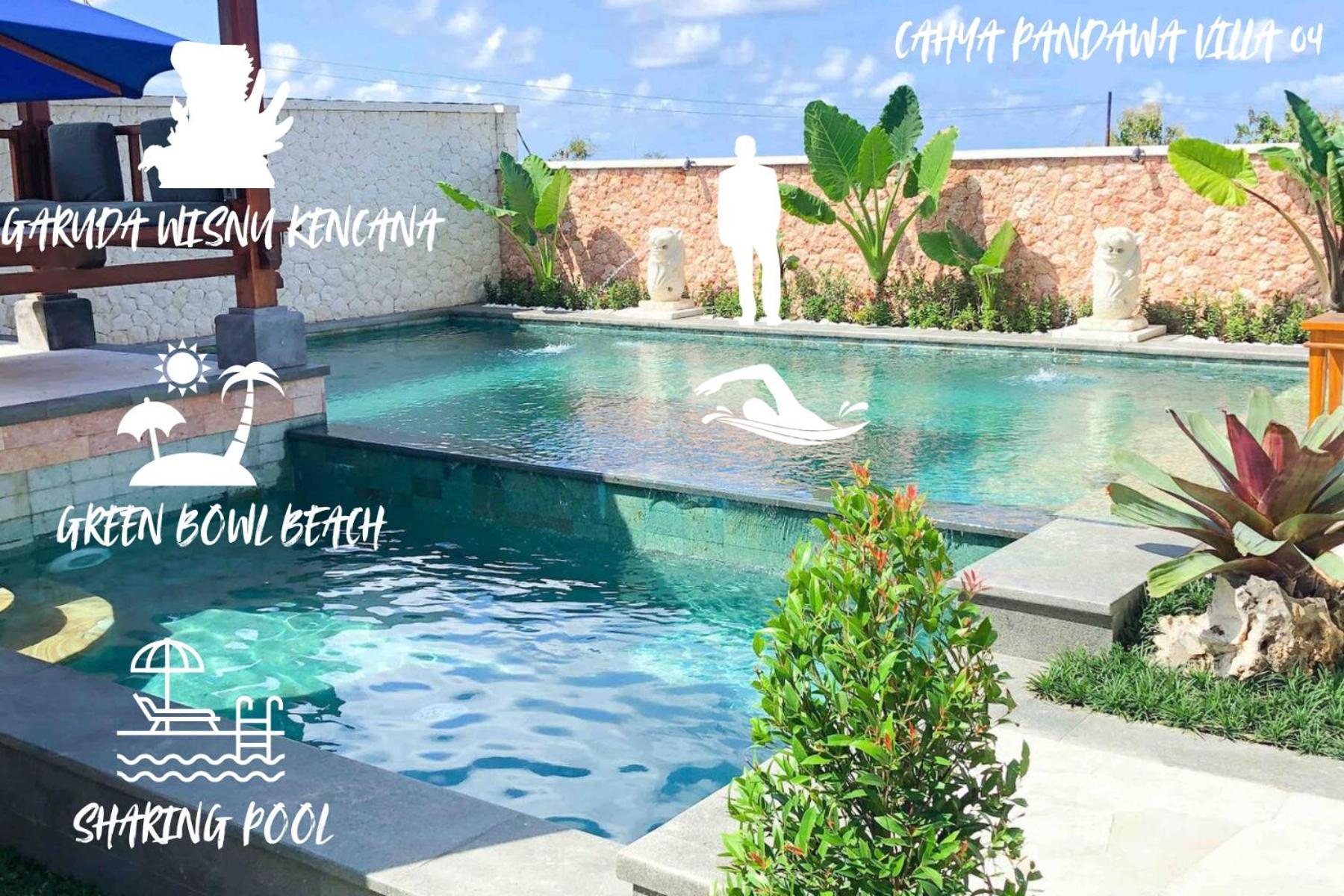 Cahya Pandawa Villa 4 Ungasan Exteriör bild